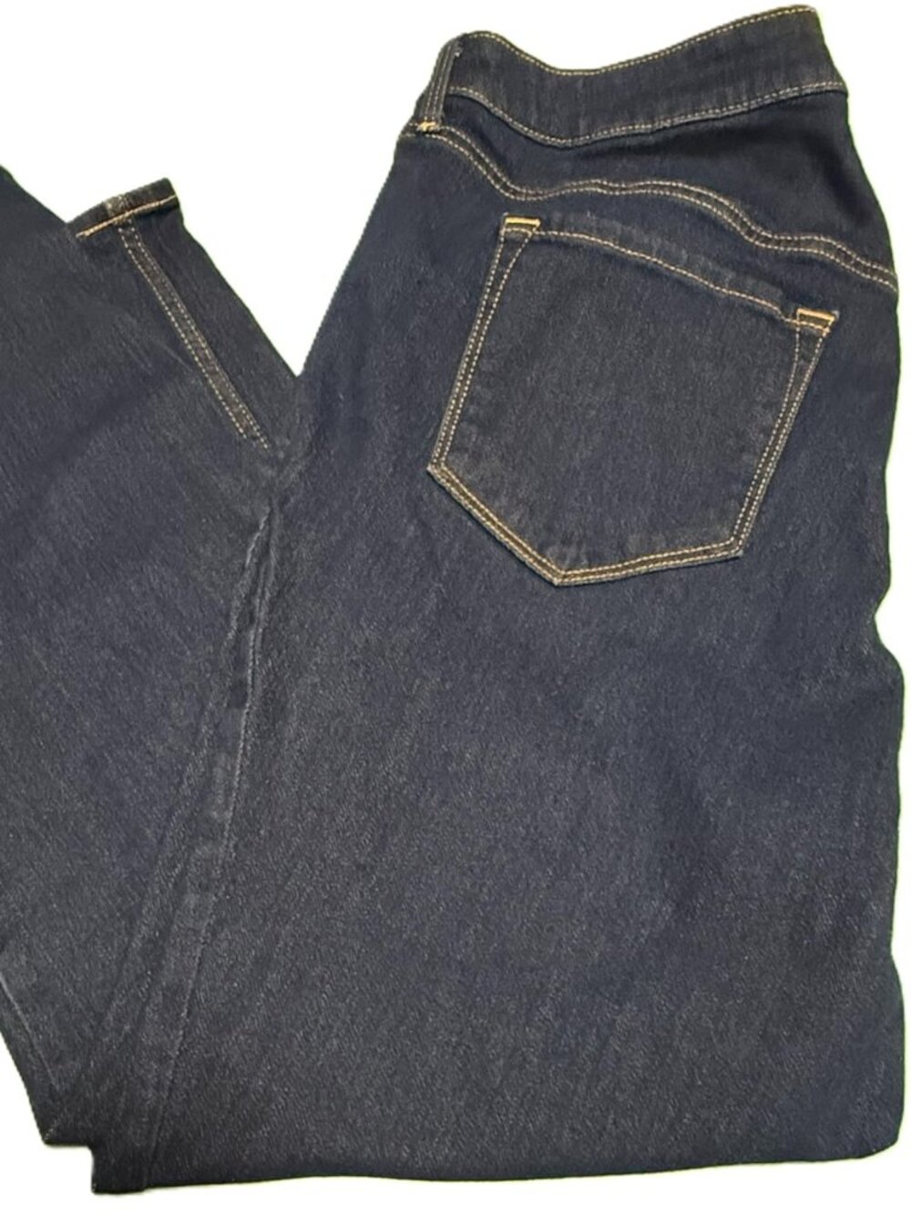 Old Navy Women's Size 20 High Rise Straight Leg Jeans Dark Wash Blue Denim Plus